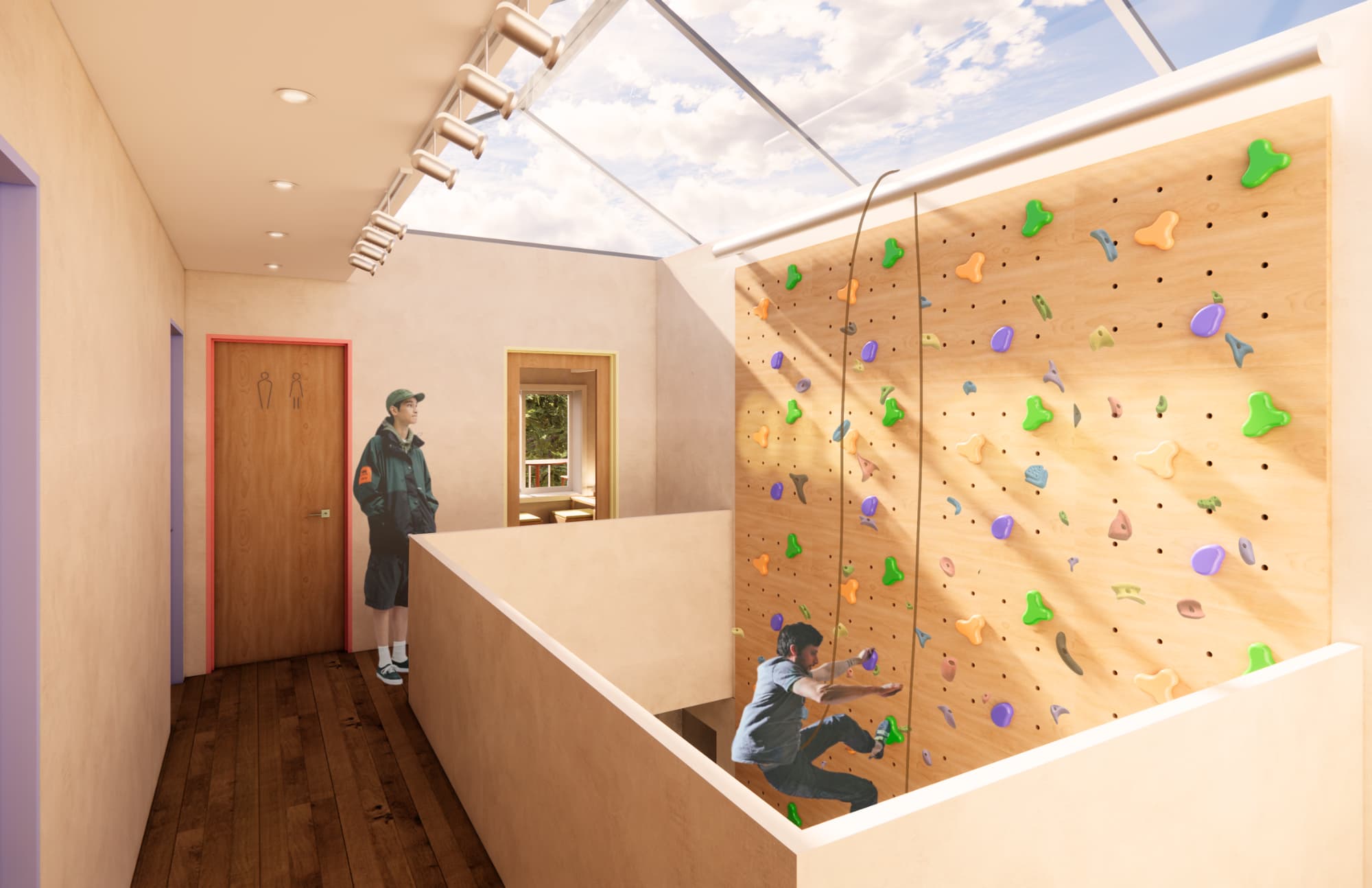 habitation écologique pour étudiants passionnés d’escalade