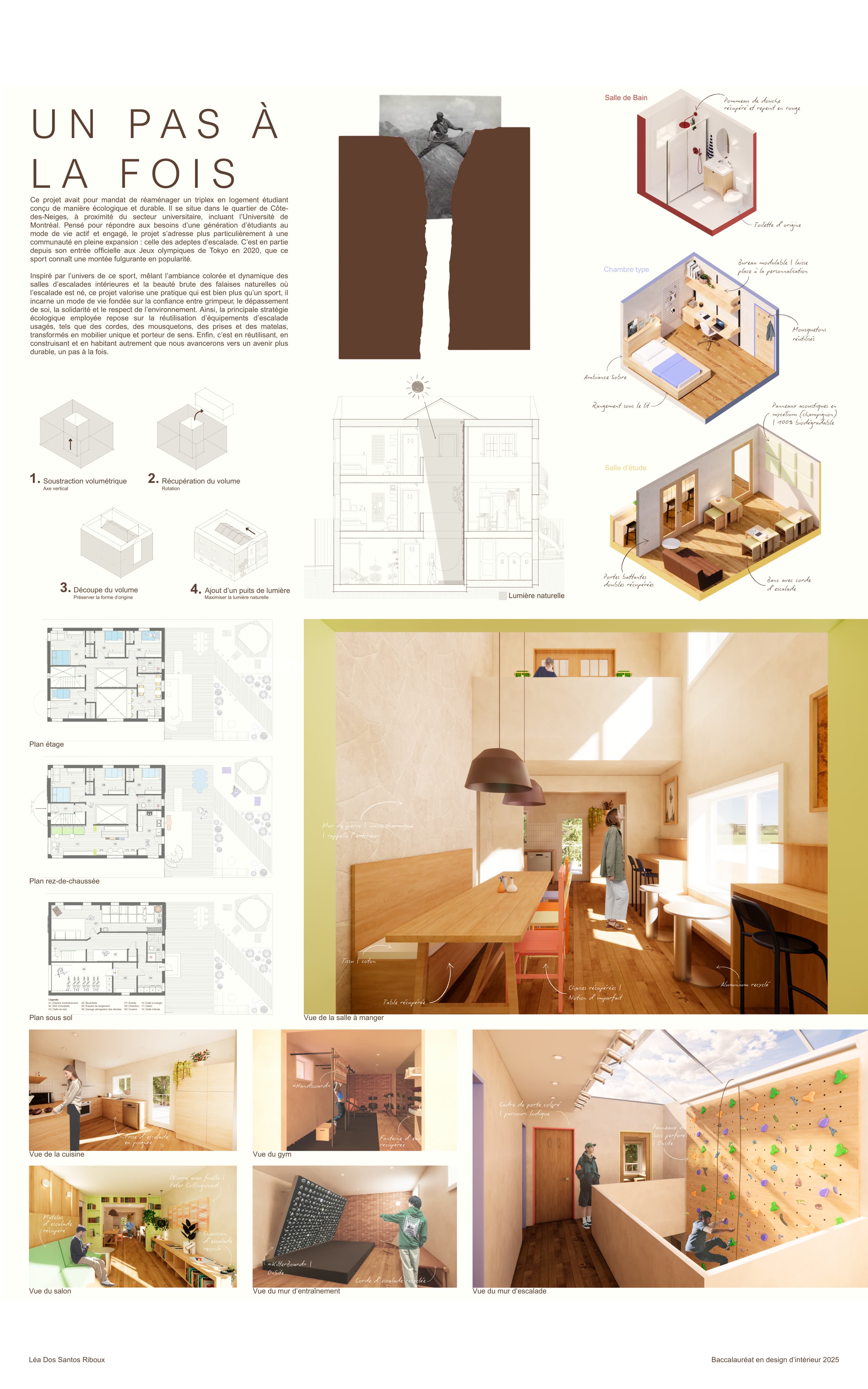 habitation écologique pour étudiants passionnés d’escalade